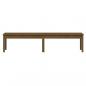 Preview: Gartenbank 2-Sitzer Honigbraun 203,5x44x45 cm Massivholz Kiefer