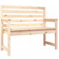 Preview: Gartenbank 109x48x91,5 cm Massivholz Kiefer