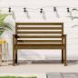 Preview: ARDEBO.de - Gartenbank Honigbraun 109x48x91,5 cm Massivholz Kiefer