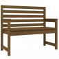 Preview: Gartenbank Honigbraun 109x48x91,5 cm Massivholz Kiefer