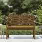 Preview: Gartenbank Honigbraun 109x48x91,5 cm Massivholz Kiefer