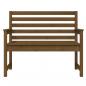 Preview: Gartenbank Honigbraun 109x48x91,5 cm Massivholz Kiefer