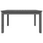 Preview: Gartentisch Grau 82,5x50,5x45 cm Massivholz Kiefer
