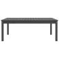 Preview: Gartentisch Grau 121x82,5x45 cm Massivholz Kiefer
