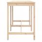 Preview: Gartentisch 159,5x82,5x110 cm Massivholz Kiefer