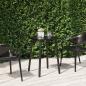Preview: ARDEBO.de - Gartentisch Anthrazit 50x50x71 cm Stahl