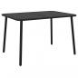 Preview: Gartentisch Anthrazit 110x80x71 cm Stahl
