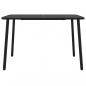 Preview: Gartentisch Anthrazit 110x80x71 cm Stahl