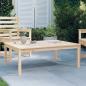 Preview: ARDEBO.de - Gartentisch 121x82,5x45 cm Massivholz Kiefer