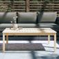 Preview: Gartentisch 121x82,5x45 cm Massivholz Kiefer