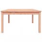 Preview: Gartentisch 121x82,5x45 cm Massivholz Douglasie