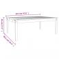 Preview: Gartentisch 121x82,5x45 cm Massivholz Douglasie