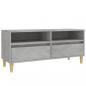 Preview: TV-Schrank Betongrau 100x34,5x44,5 cm Holzwerkstoff