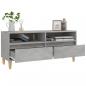 Preview: TV-Schrank Betongrau 100x34,5x44,5 cm Holzwerkstoff