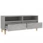 Preview: TV-Schrank Betongrau 100x34,5x44,5 cm Holzwerkstoff