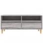 Preview: TV-Schrank Grau Sonoma 100x34,5x44,5 cm Holzwerkstoff