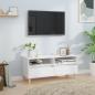 Preview: ARDEBO.de - TV-Schrank Weiß 100x34,5x44,5 cm Holzwerkstoff