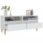 Preview: TV-Schrank Weiß 100x34,5x44,5 cm Holzwerkstoff