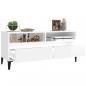 Preview: TV-Schrank Hochglanz-Weiß 100x34,5x44,5 cm Holzwerkstoff
