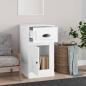 Preview: Beistellschrank mit Schublade Weiß 40x50x75 cm Holzwerkstoff