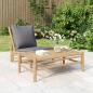Preview: ARDEBO.de - Garten-Couchtisch 100x55x33 cm Bambus