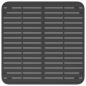 Preview: Gartentisch Anthrazit 100x100x71 cm Stahl