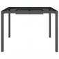Preview: Gartentisch Anthrazit 100x100x72 cm Stahl