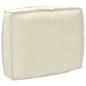 Preview: Pallettenkissen Set 2-teilig Creme Polyester Groß
