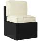 Preview: Pallet Kissen Set 2-teilig Creme Oxford Stoff Wasserabweisend
