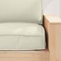 Preview: Pallet Kissen Set 2-teilig Creme Oxford Stoff Wasserabweisend