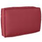 Preview: Palettkissen-Set 2er Set Weinrot Polyester Standard