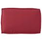Preview: Palettkissen-Set 2er Set Weinrot Polyester Standard