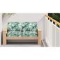 Preview: Palett Kissen Set Set von 2 Blattmuster Polyester