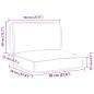 Preview: Pallet Kissen Set 2er Set Schwarz Polyester Rechteckig Modern