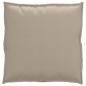 Preview: Palettenkissen Set 2-teilig Taupe Polyester Kissen Set