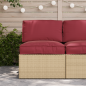Preview: Pallet Kissen Set 2er Set Creme Baumwolle Standard