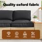 Preview: Pallet Kissentset 2er Set Schwarz Polyester Standard Langlebig