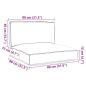 Preview: Pallet Kissentset 2er Set Schwarz Polyester Standard Langlebig