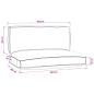 Preview: Palettkissen Set 2er Set Anthrazit Polyester Standard