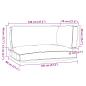 Preview: Pallet-Kissen Set 3er Set Grau Polyester Standard