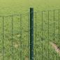 Preview: Euro-Zaun mit Pfosten 10 x 0,4 m PVC-beschichteter Stahl Grün