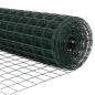 Preview: Eurozaun Set von 2 Grün PVC-beschichtetes Metall 25 x 0.8 m