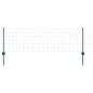 Preview: Euro Zaun Set aus 2 Grün Stahl 25 x 0.6 m Robust Euro Zaun