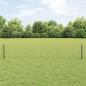 Preview: ARDEBO.de - Eurozaun mit 11 U-Pfosten Grau 0.4x25 m Stahl