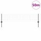 Preview: Gartenzaunset Set von 3 Grau PVC-beschichteter Stahl 50 x 0,4 m