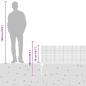 Preview: Schweißdrahtzaun mit 11 U-Posts Grün 0.5x25 m Stahl