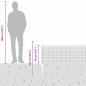 Preview: Geschweißter Drahtzaun mit 22 U-Posten Grün 0.5x50 m Stahl