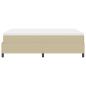 Preview: Boxspringbett mit Matratze Lichtgrün Grau 140x200 cm Cord-Stoff