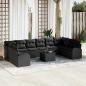 Preview: ARDEBO.de - 11-teiliges Garten-Sofa-Set mit Kissen in Beige Poly-Rattan