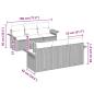 Preview: 7-teiliges Garten-Sofa-Set mit Kissen Schwarz Poly-Rattan Akazie